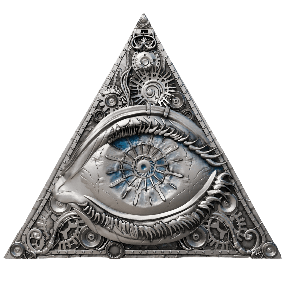 2025 Cameroon Digitized Eye of Providence 2 oz .999 Silver Coin